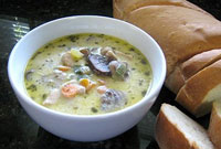 طرز تهیه سوپ قارچ و پیاز 1